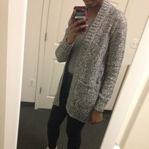 Grey cardigan